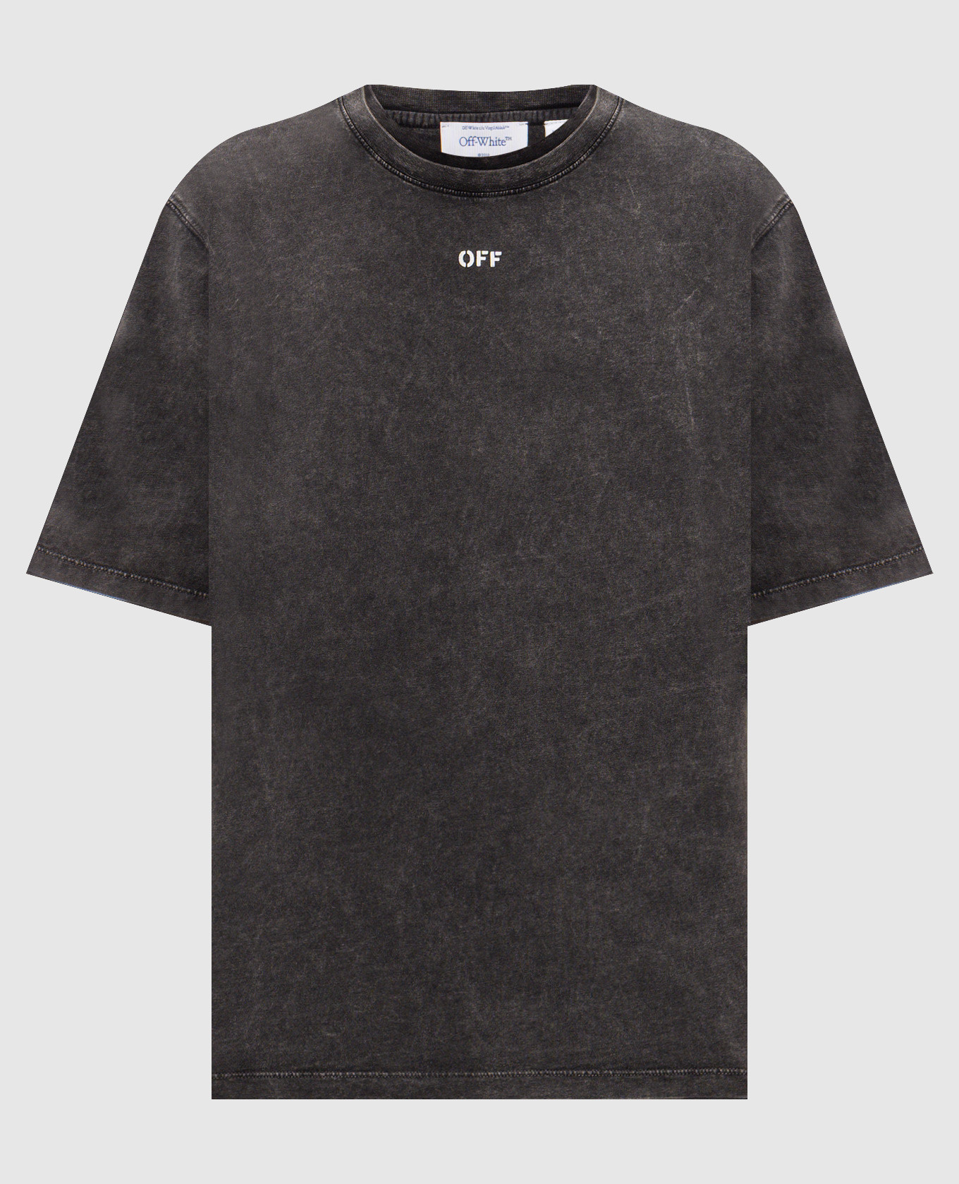 Grey T-shirt with logo print Off-White