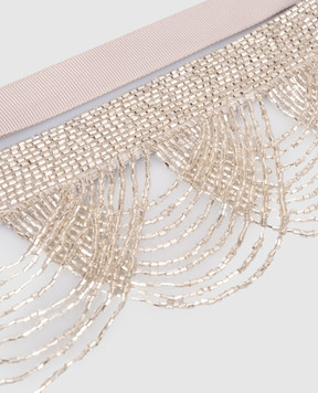 Max & Co Silver beaded belt ABETE MCAABETE