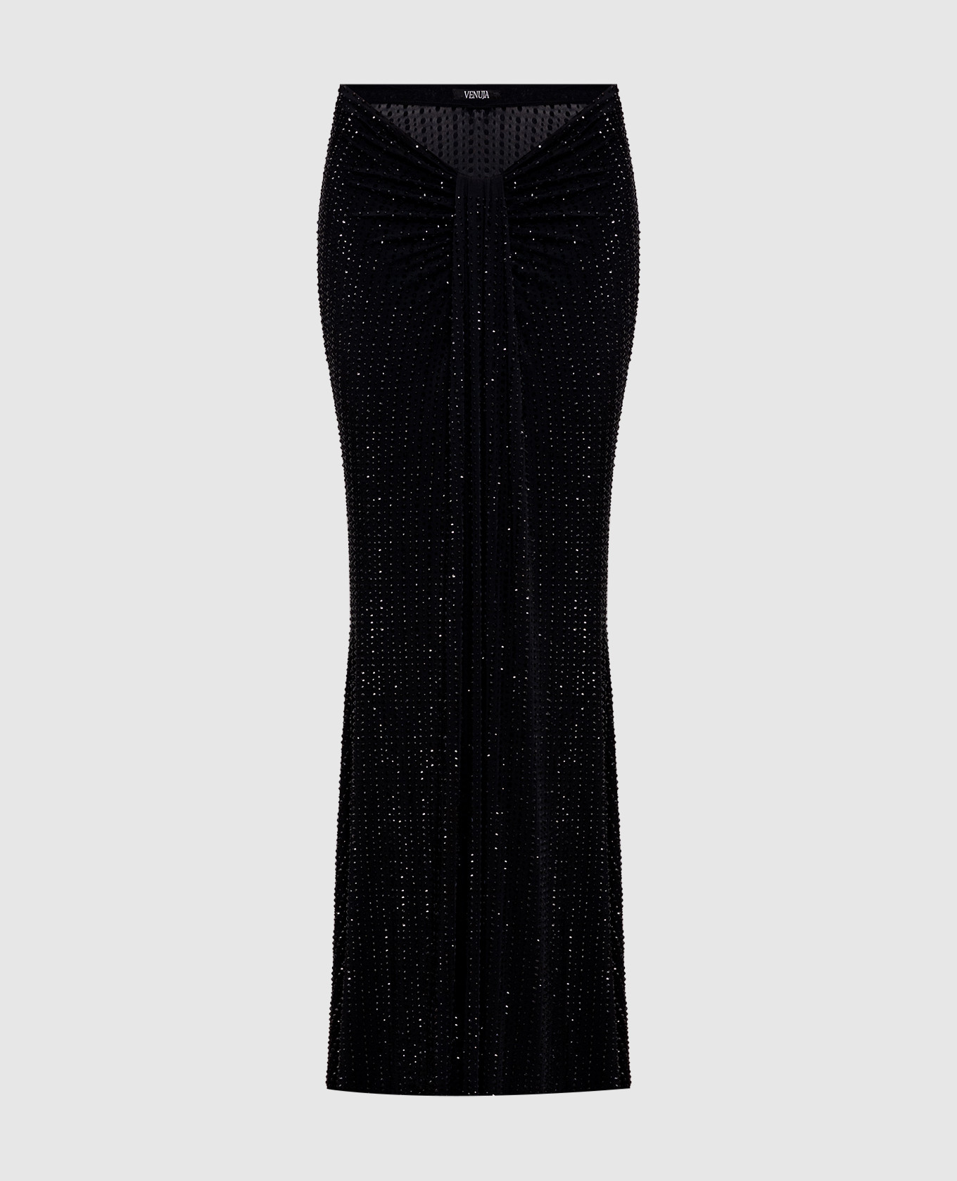 

Black beach maxi skirt MALIBU with crystals Venuja