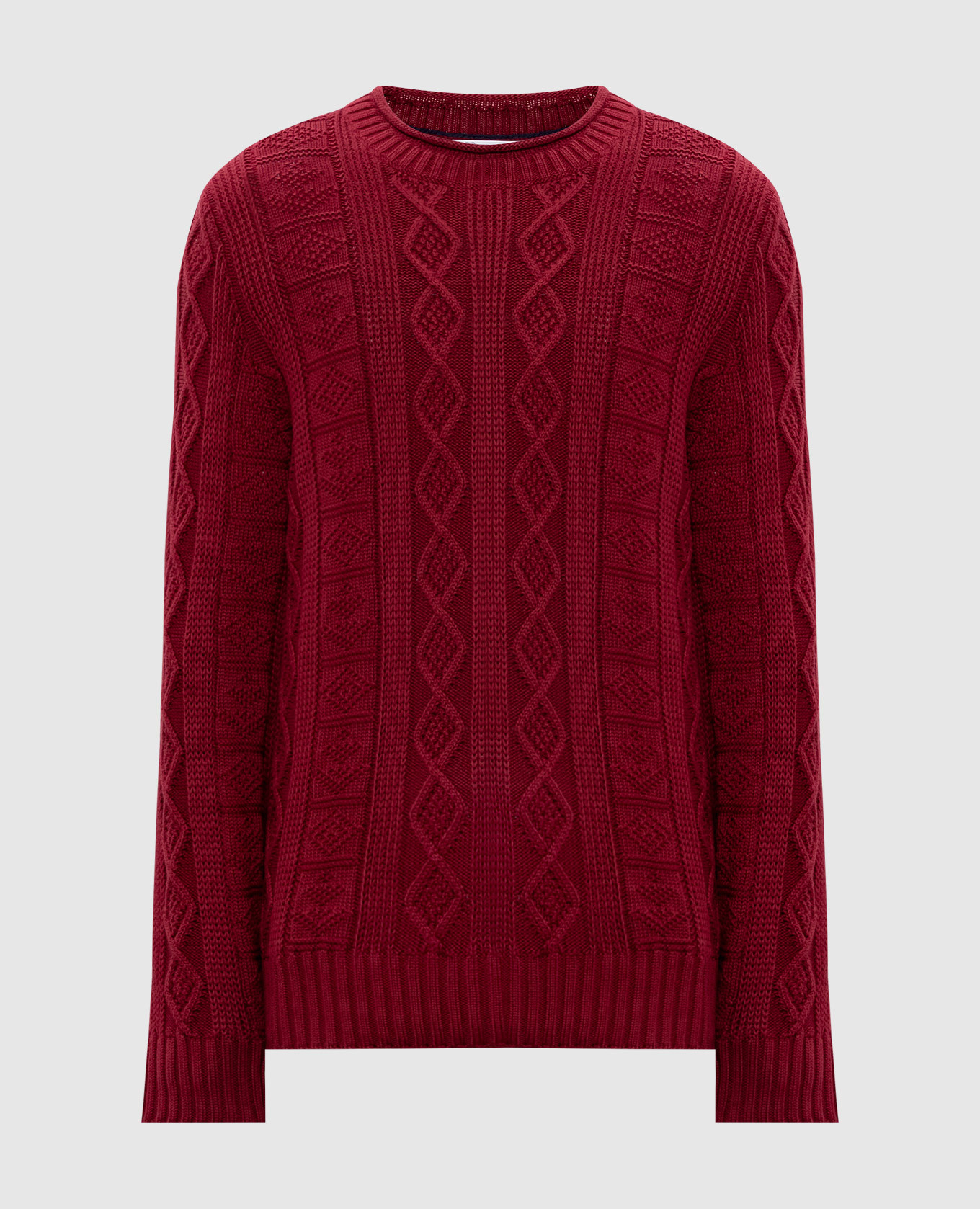 

Burgundy patterned sweater Brunello Cucinelli