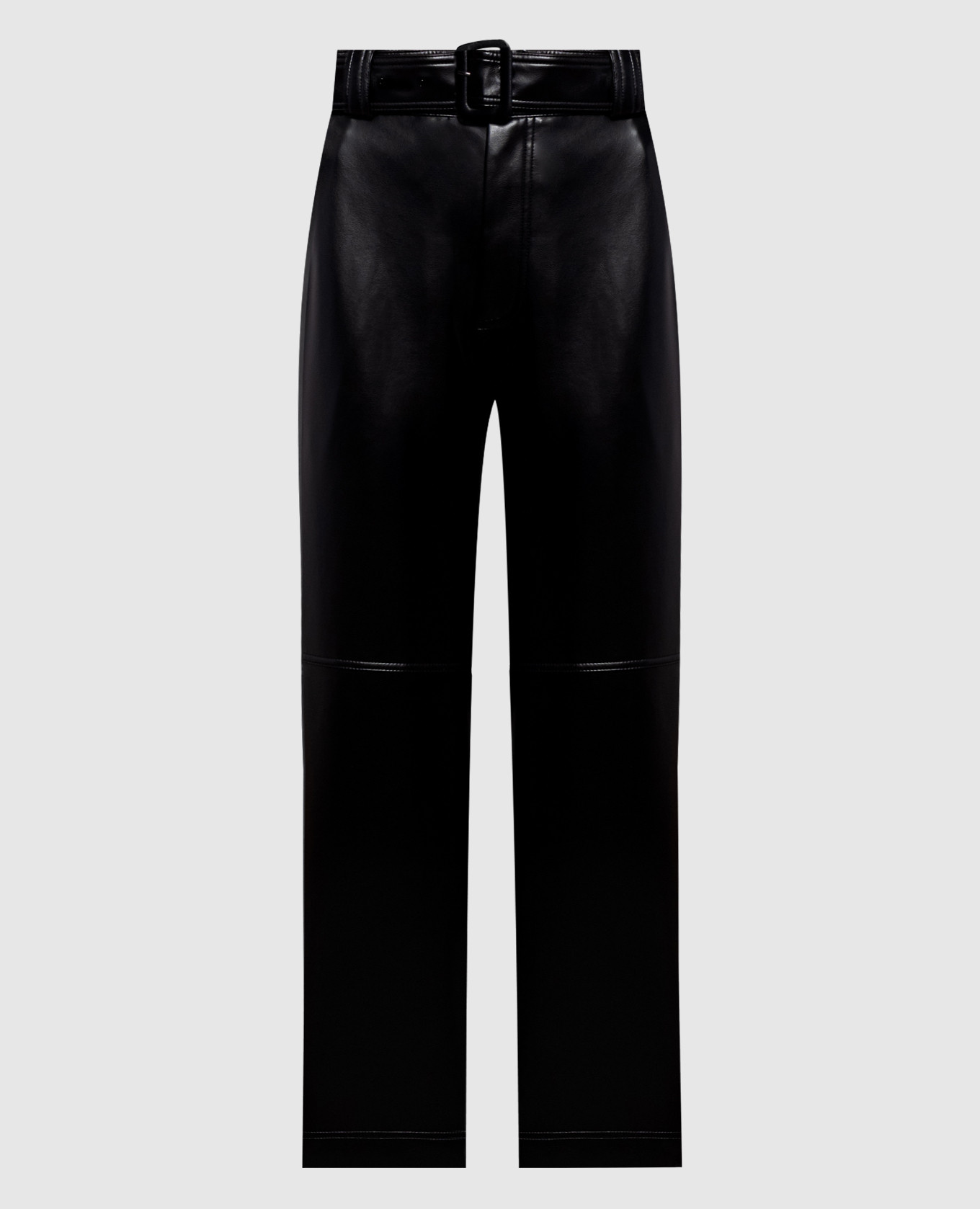 Black pants with belt