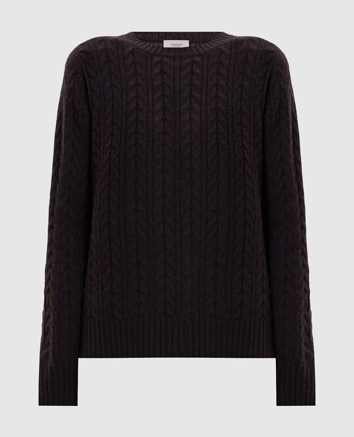 Brown cashmere sweater