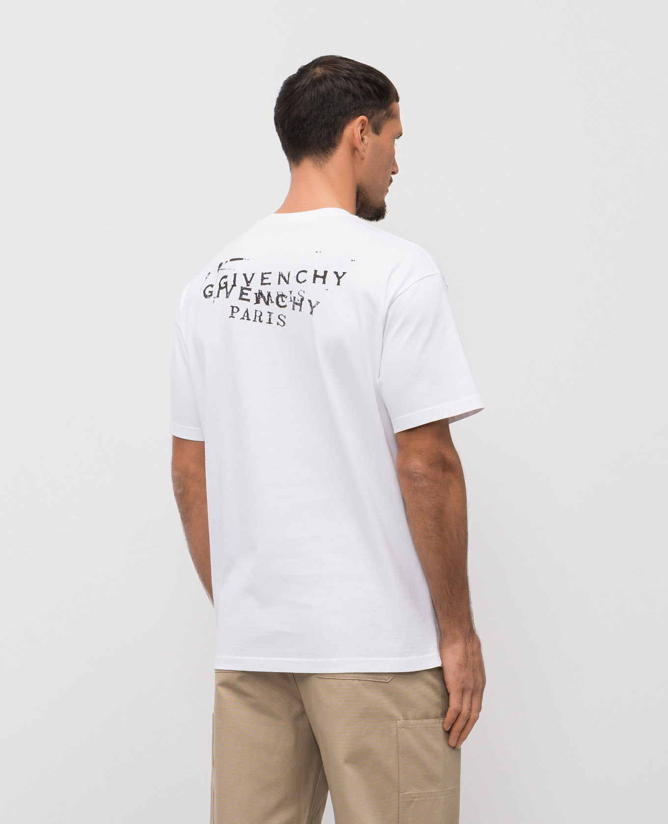 

White T-shirt with logo print Givenchy