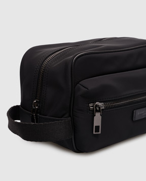 Gianni Chiarini Black Oslo toiletry bag with logo BCUB20288NYLPL