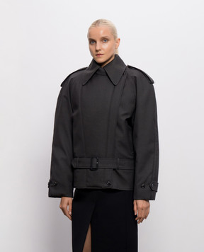Thierry Mugler Gray wool jacket 26F1MA02201039