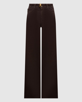 Twinset Brown jeans with a belt 262TP2550