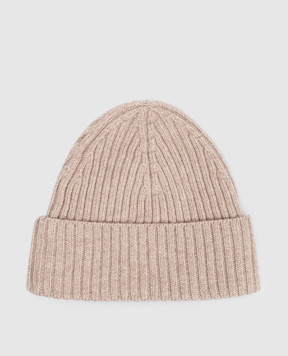 Cashmere&Whiskey Beige wool hat 201