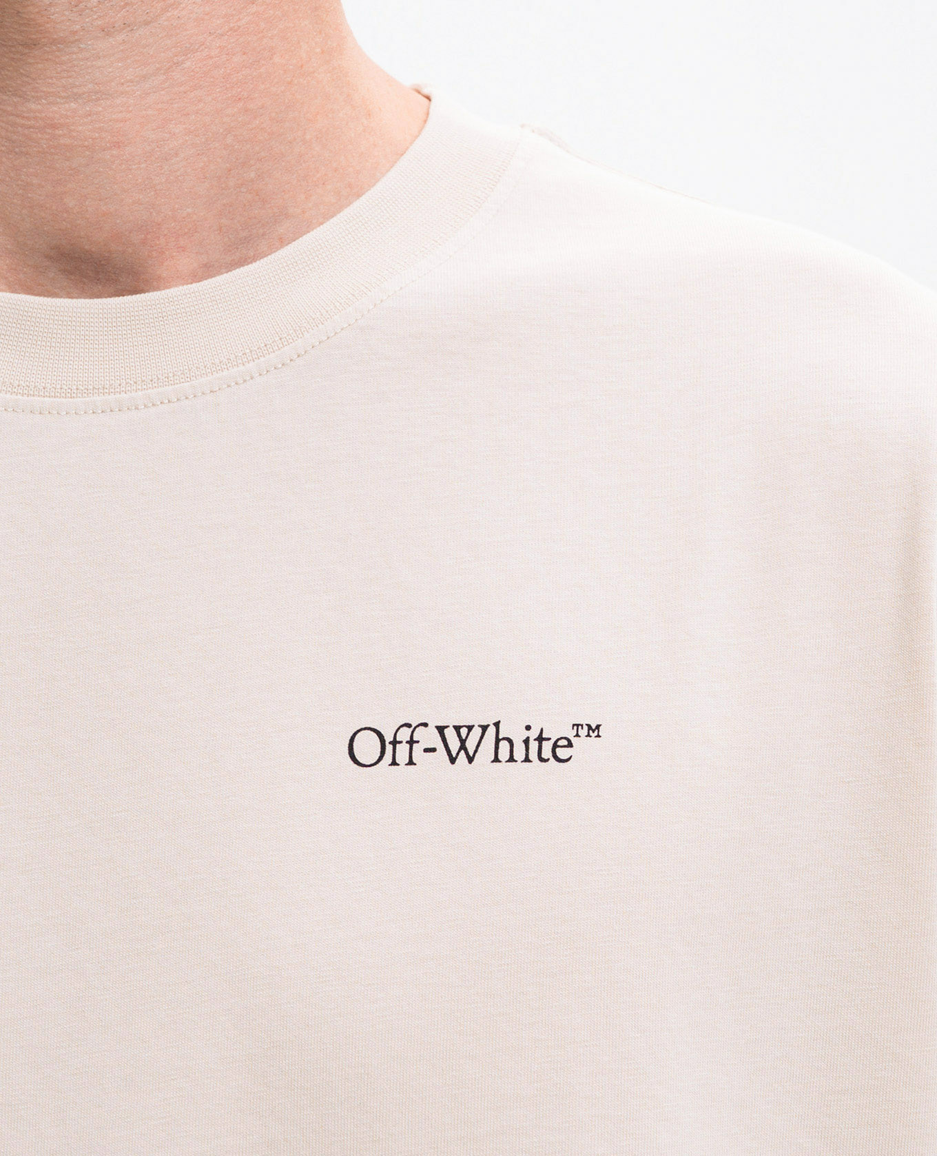 

Beige Half Arrow T-shirt Off-White
