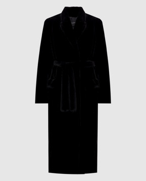 Elpidio Loffredo Black mink fur coat VIS010AN21