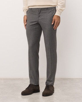 Bertolo Cashmere Gray pants 000305001391
