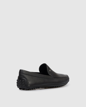 Stefano Ricci Black leather loafers UC25G1155VTDVN