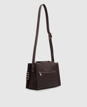 JW Anderson Brown Leather Loafer Crossbody Bag HB0767LA0410w