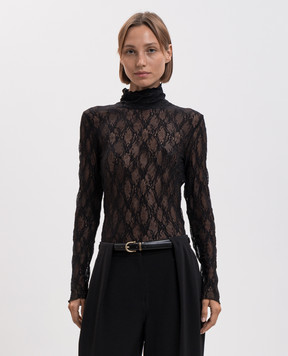 Twinset Black lace top 262LI2NBB