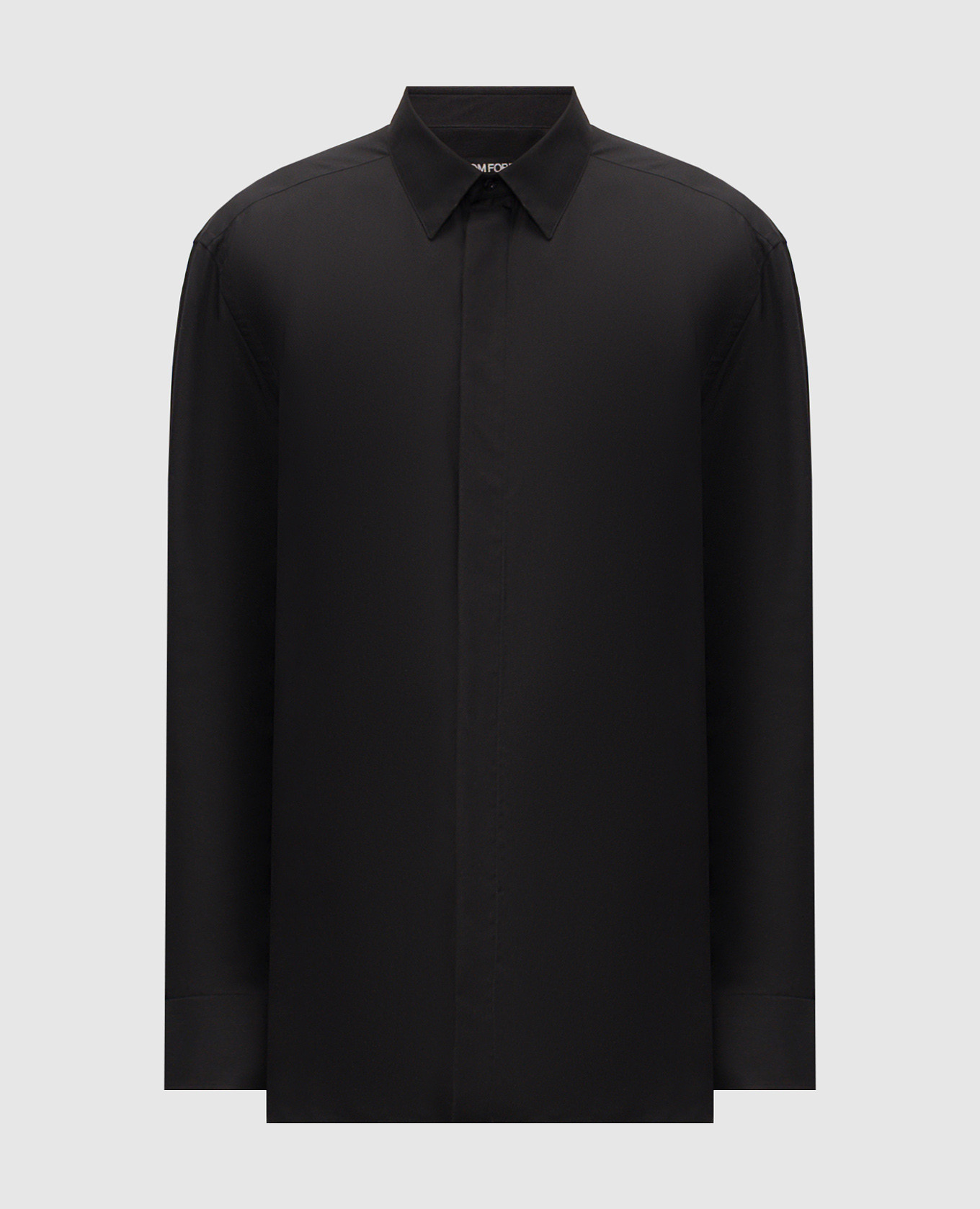 

Black shirt with silk Tom Ford