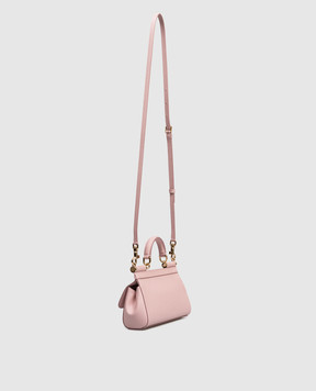 Dolce&Gabbana Pink Sicily mini leather bag BB7116B1001