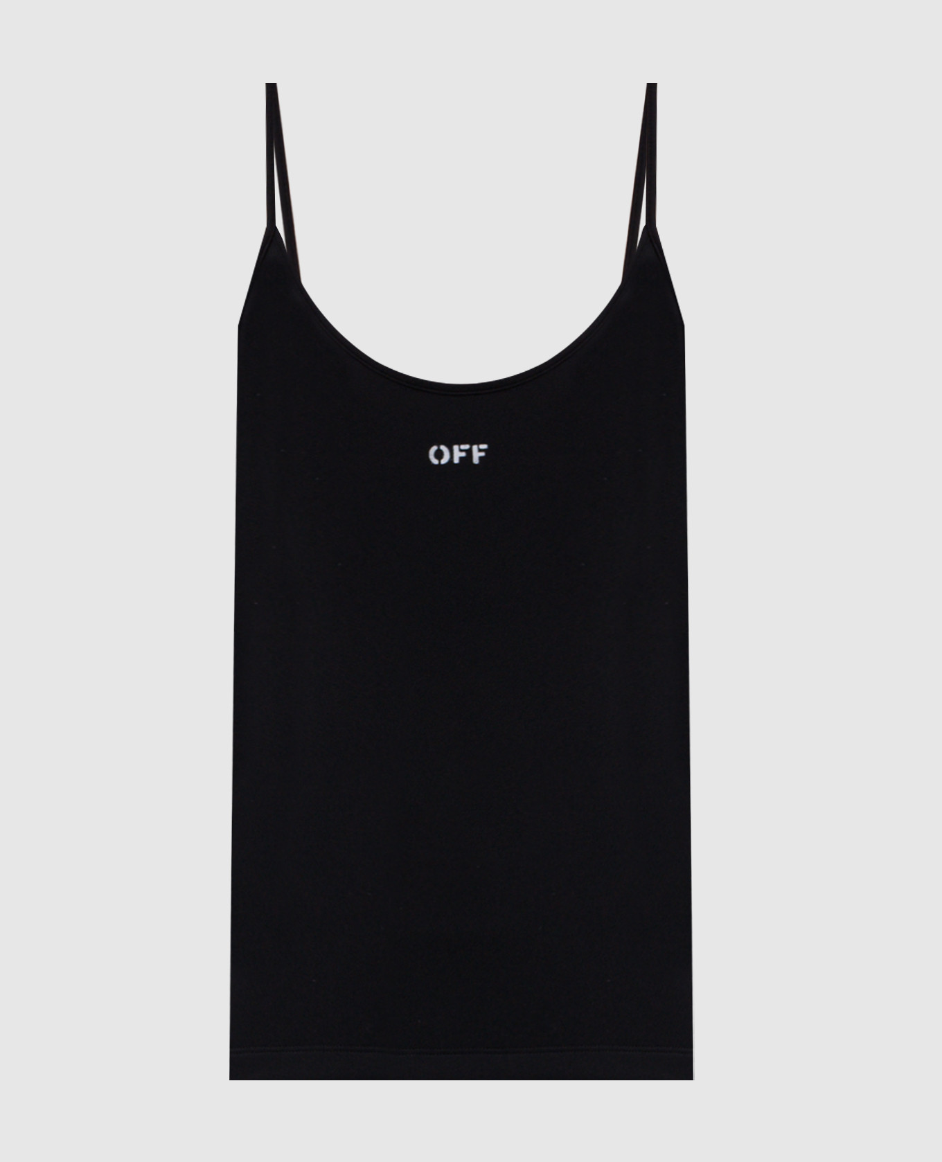 Black T-shirt with logo print Off-White