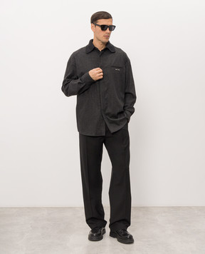 Iceberg Black pants with wool B0703078