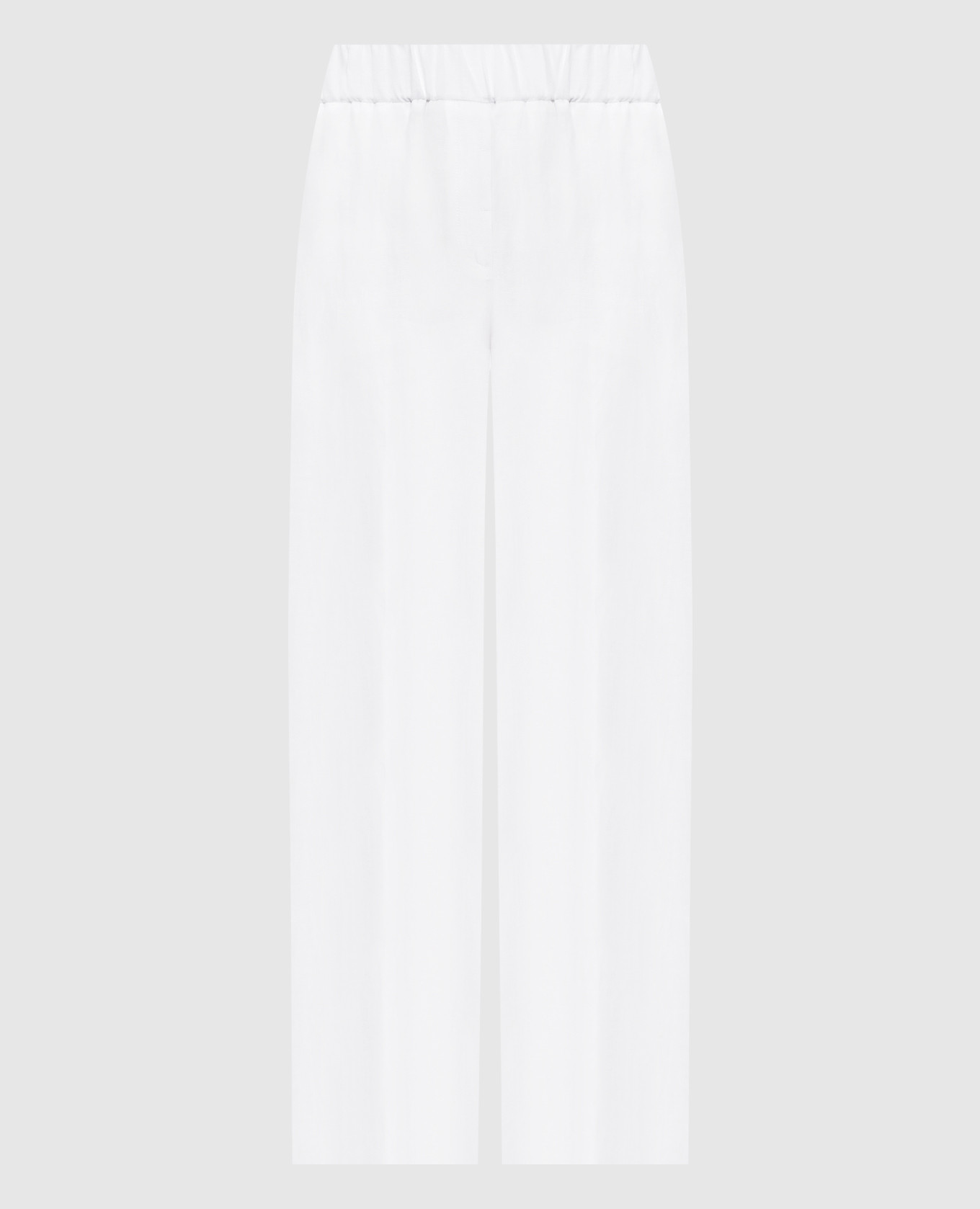 White linen pants