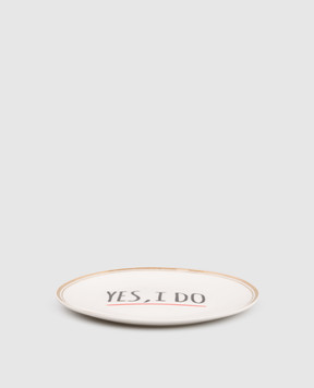 Bitossi Home White porcelain bread plate Yes, I do FTB00009