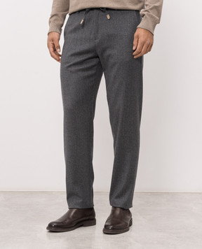 Canali Gray wool pants AR03472V91659