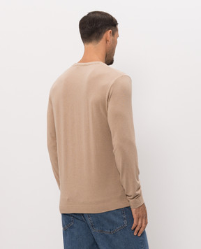 Stefan Brandt Brown Enno cashmere t-shirt ENNOLAMOWSEA