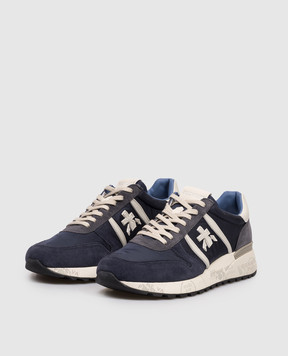 Premiata Blue Lander combination sneakers LANDER