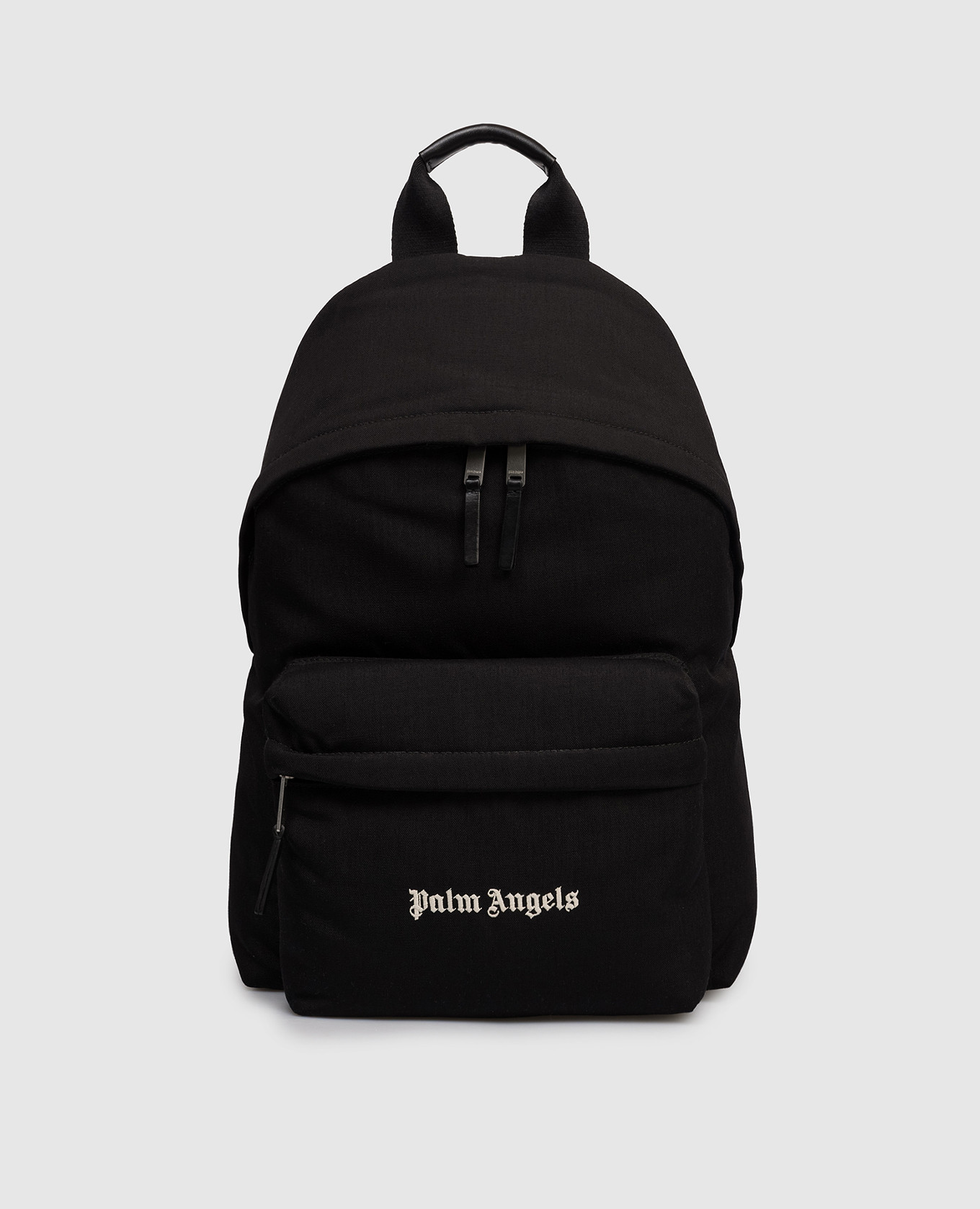 

Black backpack with logo embroidery Palm Angels