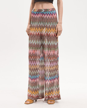 Missoni Pants with branded pattern with lurex MC25SI01BR014K
