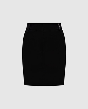 The Attico Black mini skirt 261WCR00158VVP002AA