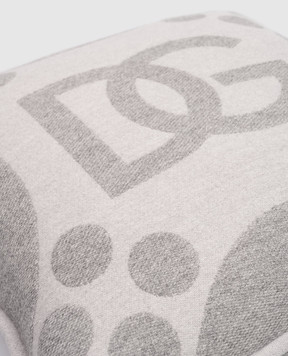 Dolce&Gabbana Gray wool decorative pillow TCE008TCAN2