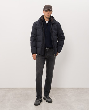 Cashmere&Whiskey Blue cashmere cardigan MU867A1312525R