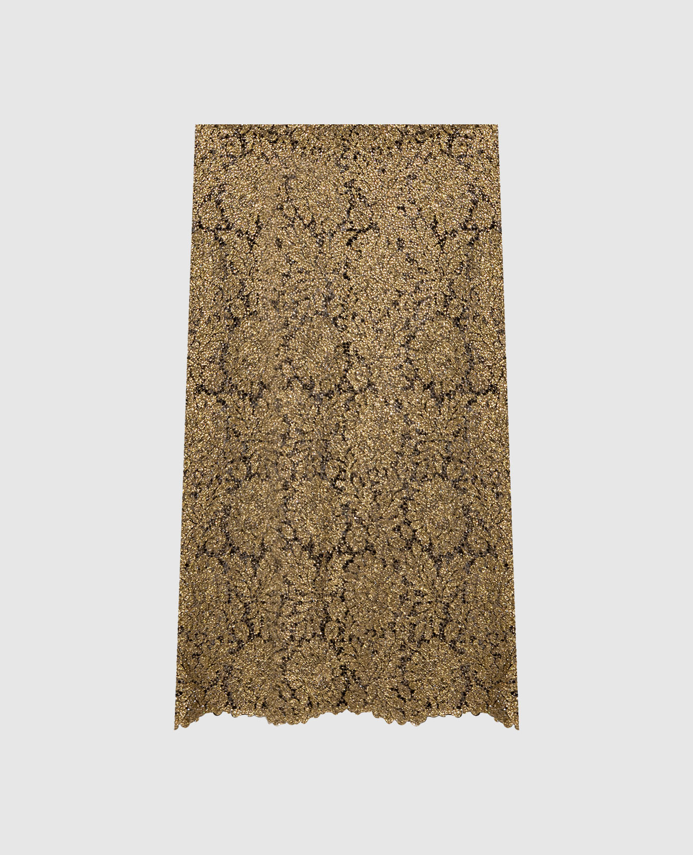 Golden skirt with crystals Ermanno Scervino