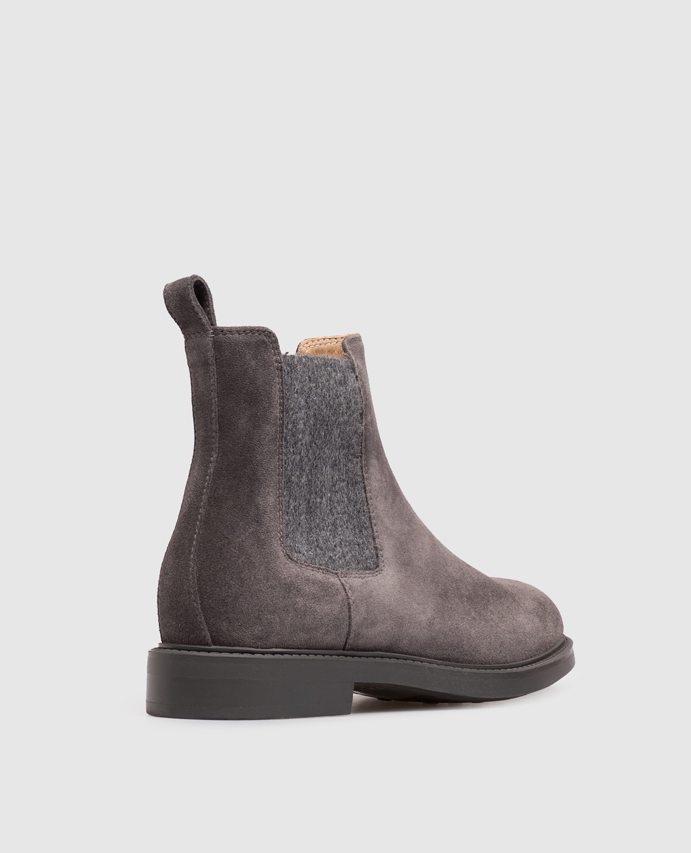 Grey suede chelsea boots Doucal's 3