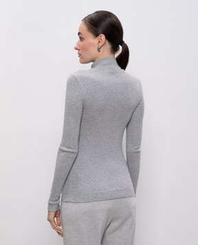 Peserico Grey ribbed golf S06851J005669