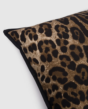 Dolce&Gabbana Decorative pillow in leopard print TCE001TCAA6
