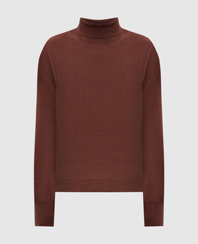 Peserico Brown wool golf S99427F1809770