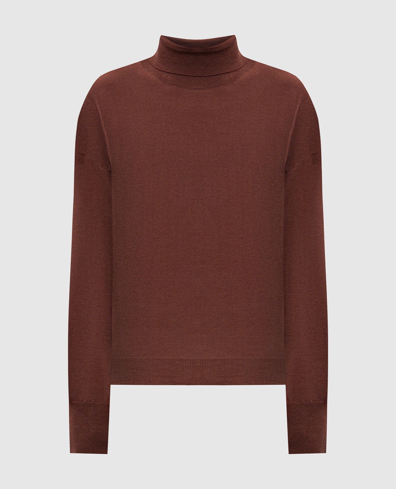 

Brown wool golf Peserico