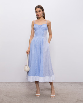 Simkhai Chamberlain blue striped dress 2261261CO