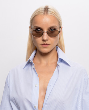 Saint Laurent Silver sunglasses 692 A003HZY9969
