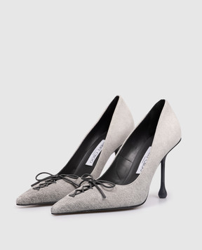 Jimmy Choo Scarlett grey suede shoes SCARLETT95ZZD