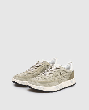 Premiata NOUS suede sneakers in khaki NOUS