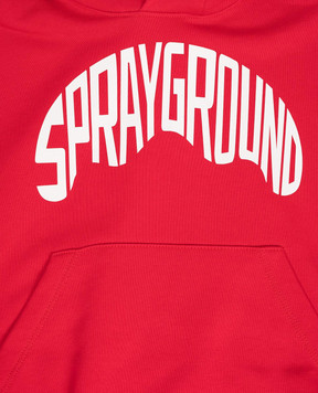 Sprayground Children's red Shark Shape hoodie SPY1012RED