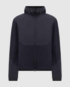 Sease Blue jacket with wool WH049TJ232