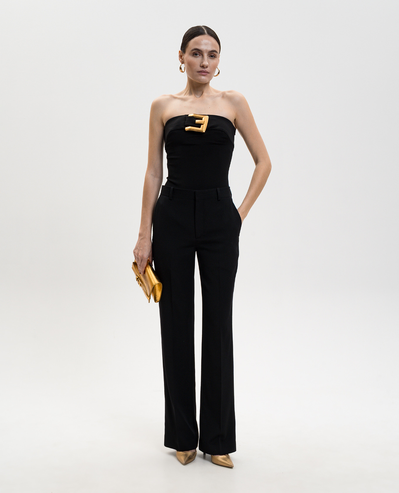 

Black wool pants Balmain