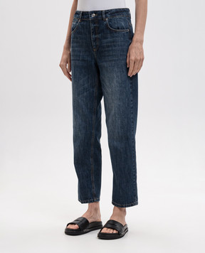 Max & Co Blue jeans with a worn effect MCOPANETTO