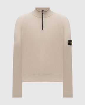 Stone Island Khaki wool sweater L2S155100008S00A1