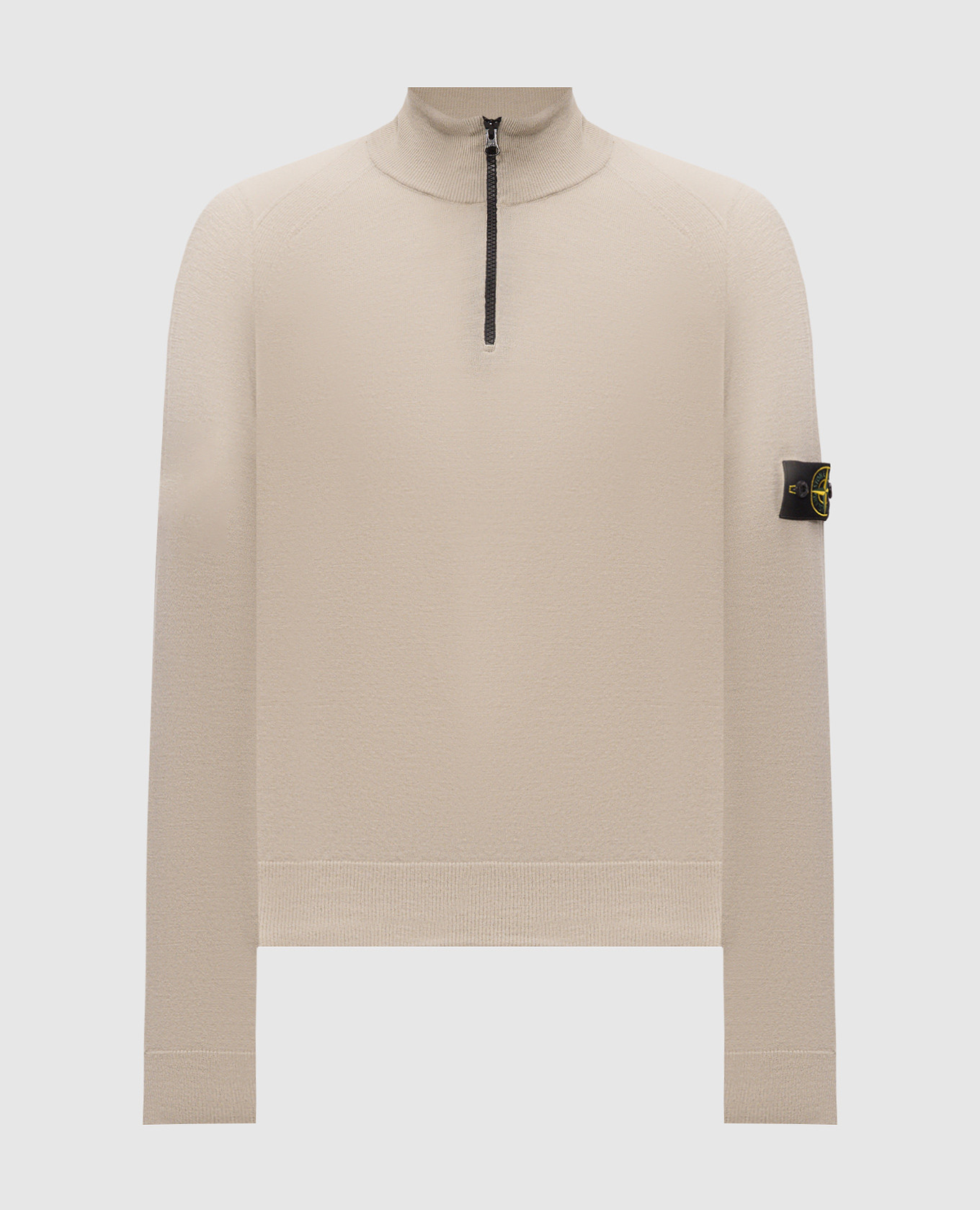 Khaki wool sweater