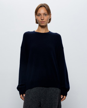 BOBOUTIC Blue cashmere and silk sweater 5105