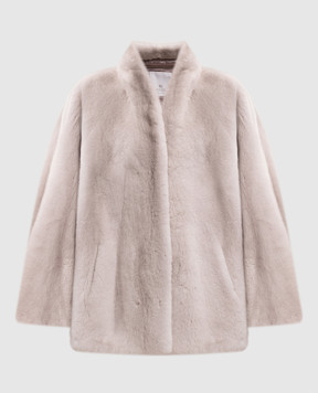 Rindi Beige mink fur coat 073VS026