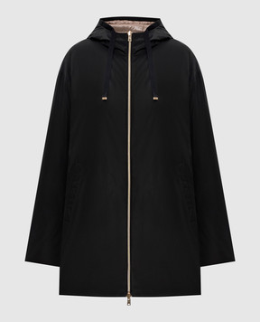 Herno Black reversible down jacket PI002221D12483Z